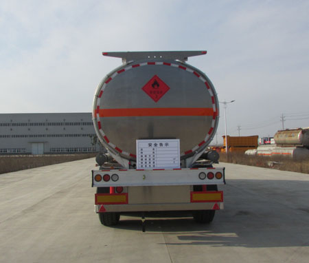 楚勝牌CSC9403GYYLD型鋁合金運油半掛車