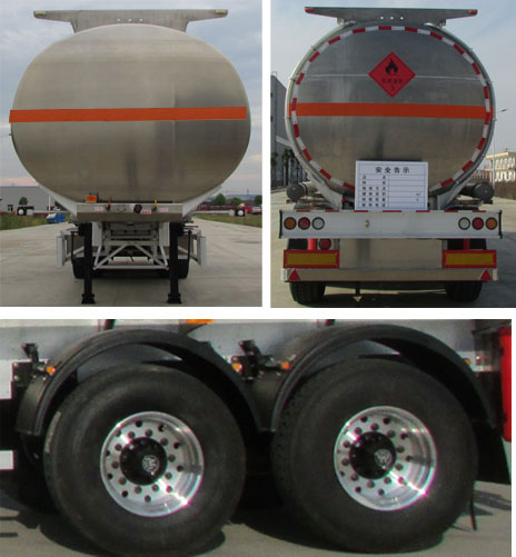 楚勝牌CSC9354GYYLC型鋁合金運(yùn)油半掛車